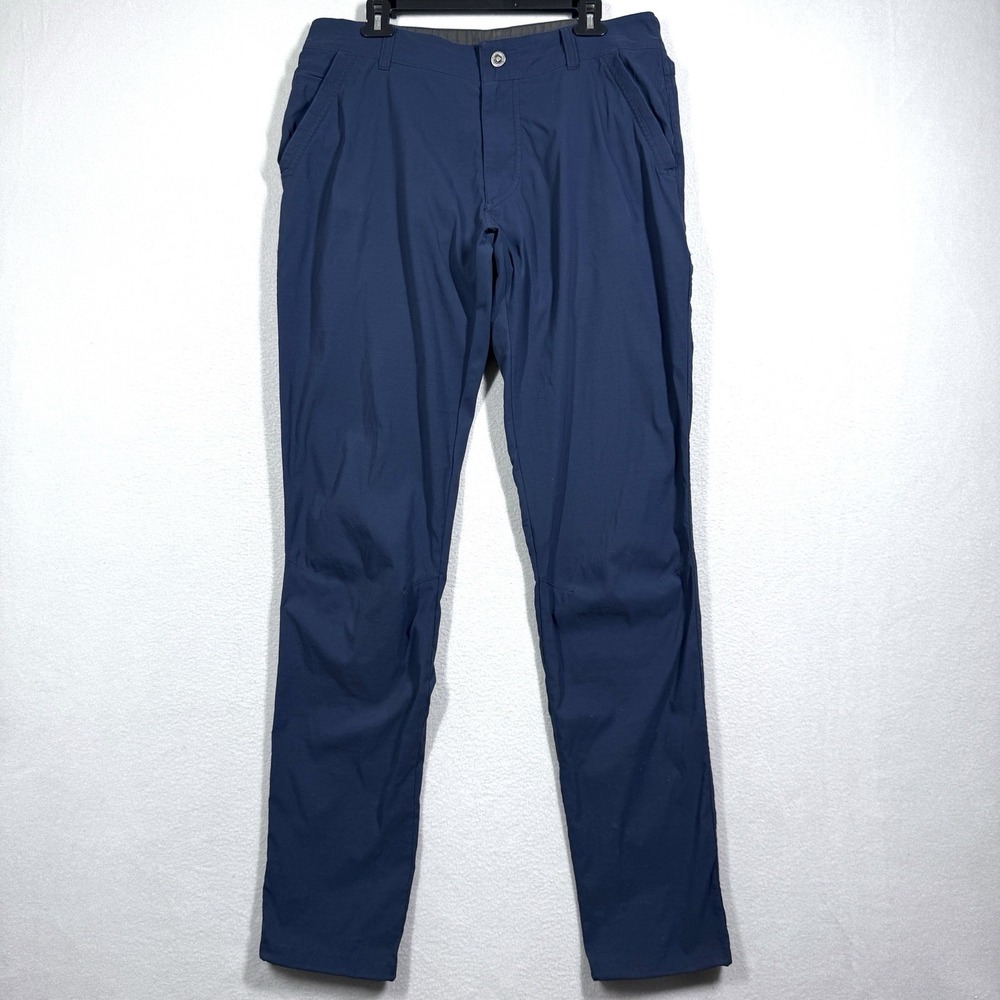 Kuhl Pants Mens 34x36 Resistor Lite Chino Stretch Performance Blue Hiking Cargo